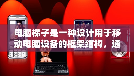 电脑梯子是一种设计用于移动电脑设备的框架结构，通常由一系列部件组成，包括框架、横档、腿、手柄、支撑脚、连接器、防滑板、电源插头、连接线等。以下是电脑梯子的主要组成部分及其功能
