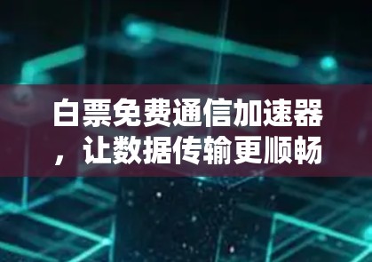 白票免费通信加速器，让数据传输更顺畅