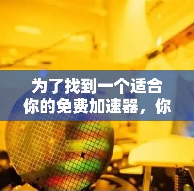 为了找到一个适合你的免费加速器，你可以按照以下步骤进行