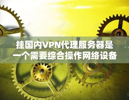 挂国内VPN代理服务器是一个需要综合操作网络设备和配置设置的过程。以下是有条理的步骤，帮助你实现这一目标
