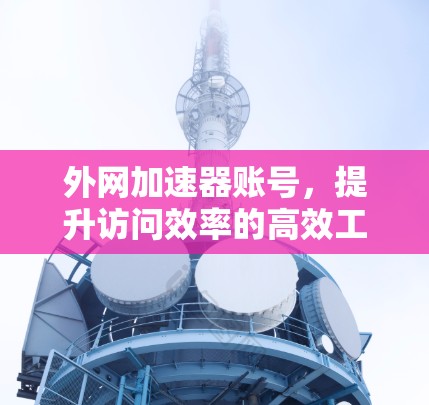 外网加速器账号，提升访问效率的高效工具