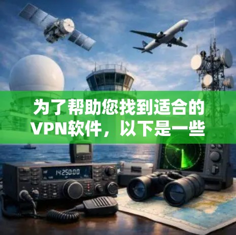 为了帮助您找到适合的VPN软件，以下是一些推荐的软件和资源，涵盖不同的需求和类型