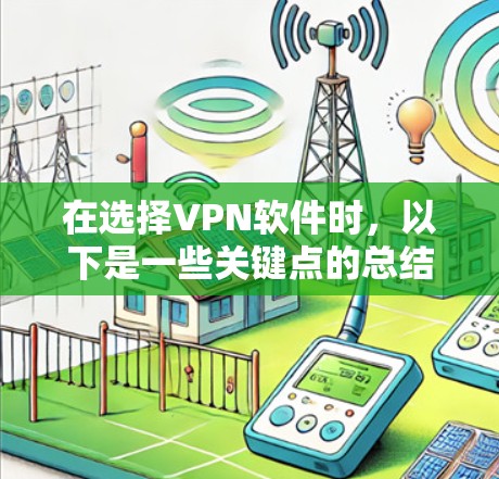 在选择VPN软件时，以下是一些关键点的总结和建议
