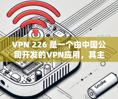 VPN 226 是一个由中国公司开发的VPN应用，其主要目的是提供安全的VPN服务。以下是关于VPN 226 的一些关键信息
