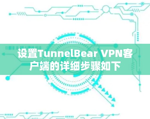 设置TunnelBear VPN客户端的详细步骤如下