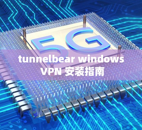 tunnelbear windows VPN 安装指南