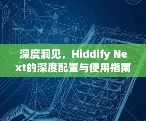 深度洞见，Hiddify Next的深度配置与使用指南