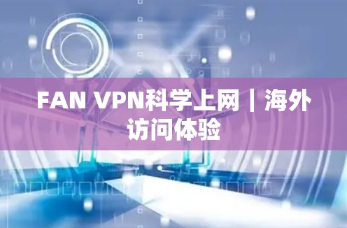 FAN VPN科学上网｜海外访问体验