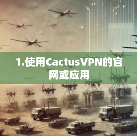 1.使用CactusVPN的官网或应用 1.使用CactusVPN的官网或应用