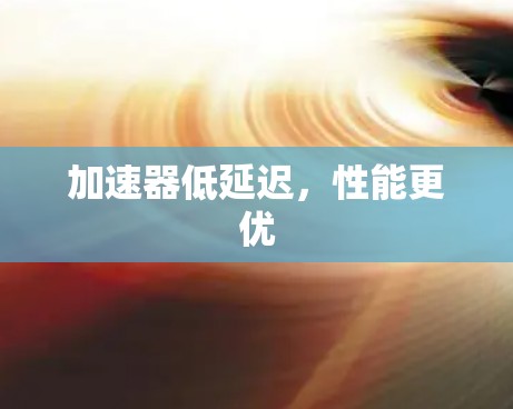 加速器低延迟，性能更优