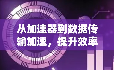 从加速器到数据传输加速，提升效率的万能钥匙