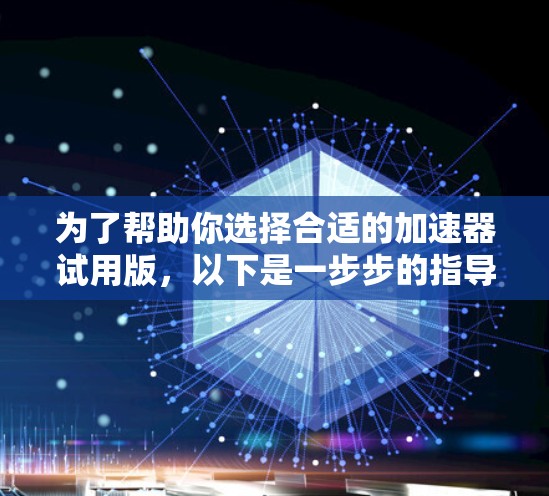 为了帮助你选择合适的加速器试用版，以下是一步步的指导