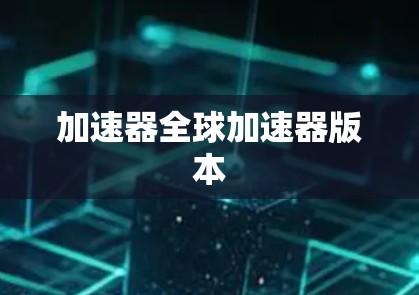 加速器全球加速器版本