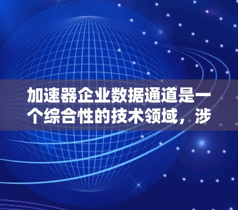 加速器企业数据通道是一个综合性的技术领域，涉及数据存储、传输和处理。以下是对该领域的详细分析和总结