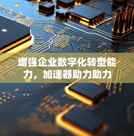 增强企业数字化转型能力，加速器助力助力
