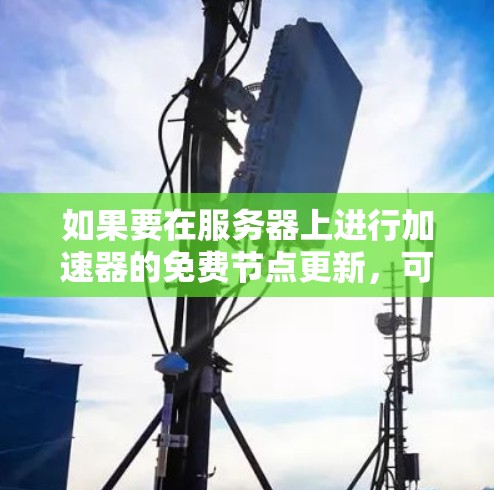 如果要在服务器上进行加速器的免费节点更新，可以考虑以下步骤和方法